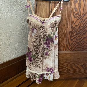 Beautiful lingerie. Leopard floral design. Size small.